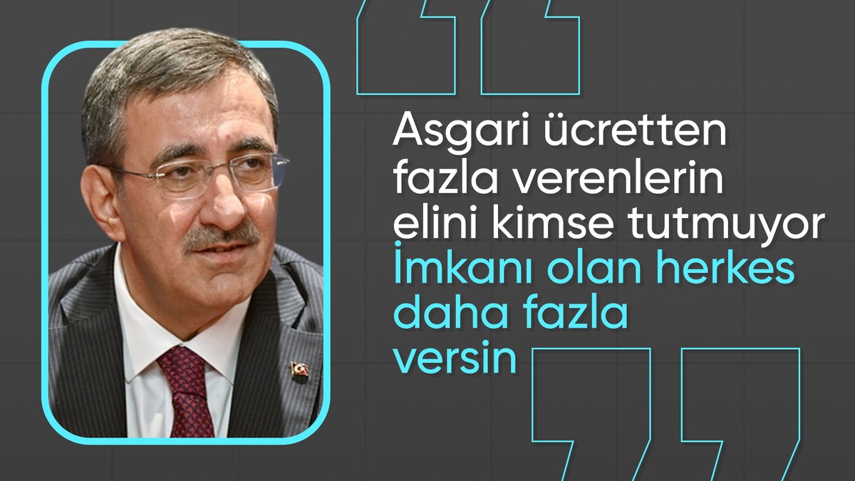 Cevdet Yılmaz’dan işverenlere asgari ücret mesajı