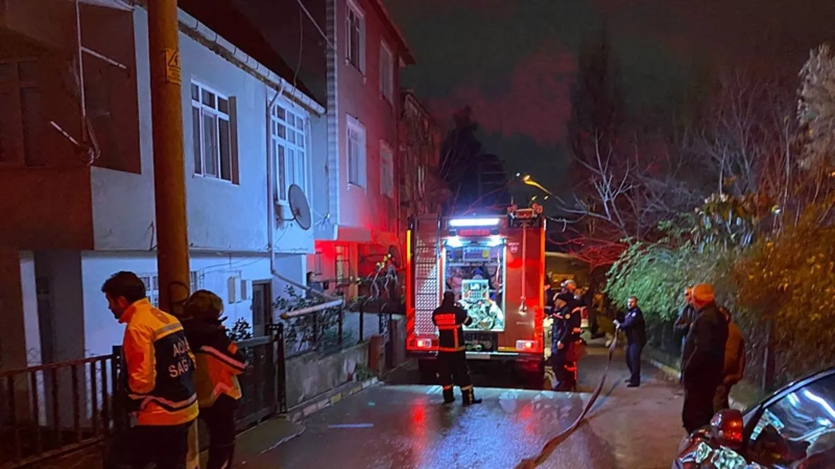 Kocaeli’de açık unutulan aspiratör yangına sebep oldu!