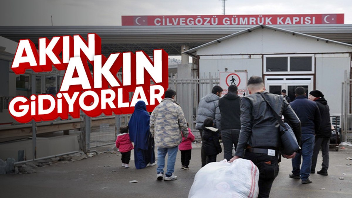 Suriyelilerin ülkelerine geçişleri sürüyor