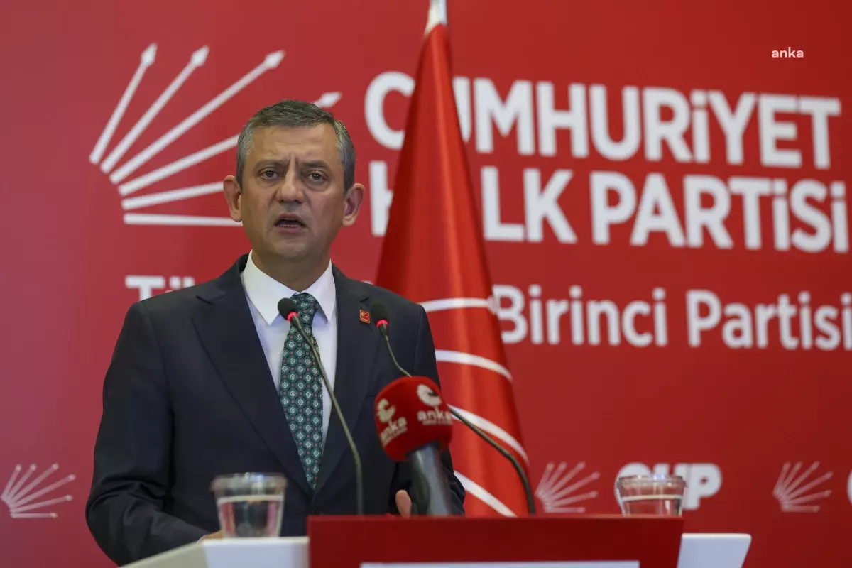 CHP Lideri Özel’den Gazze Ateşkesi Açıklaması