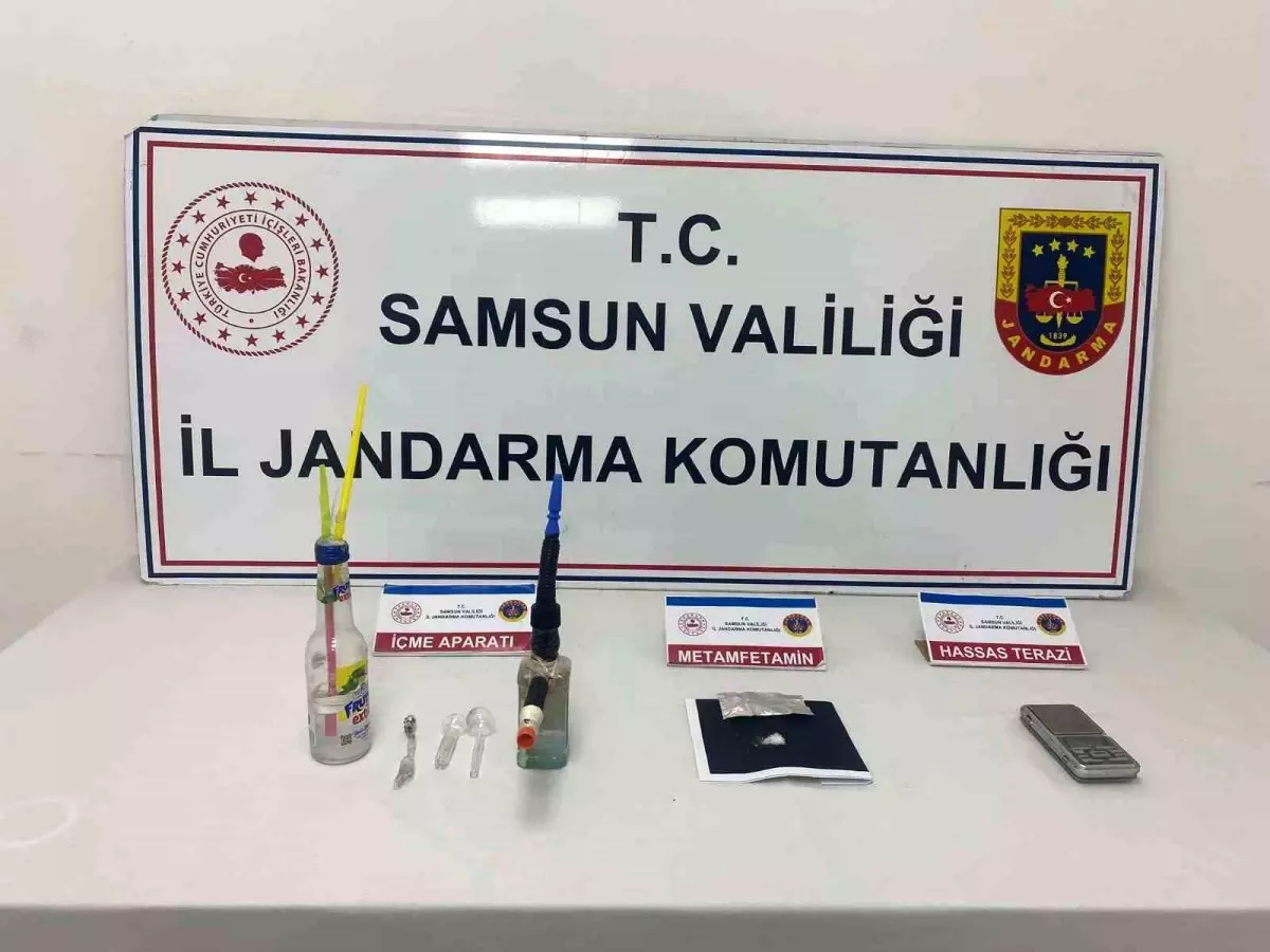 Samsun’da Uyuşturucu ile Yakalanan Zanlı
