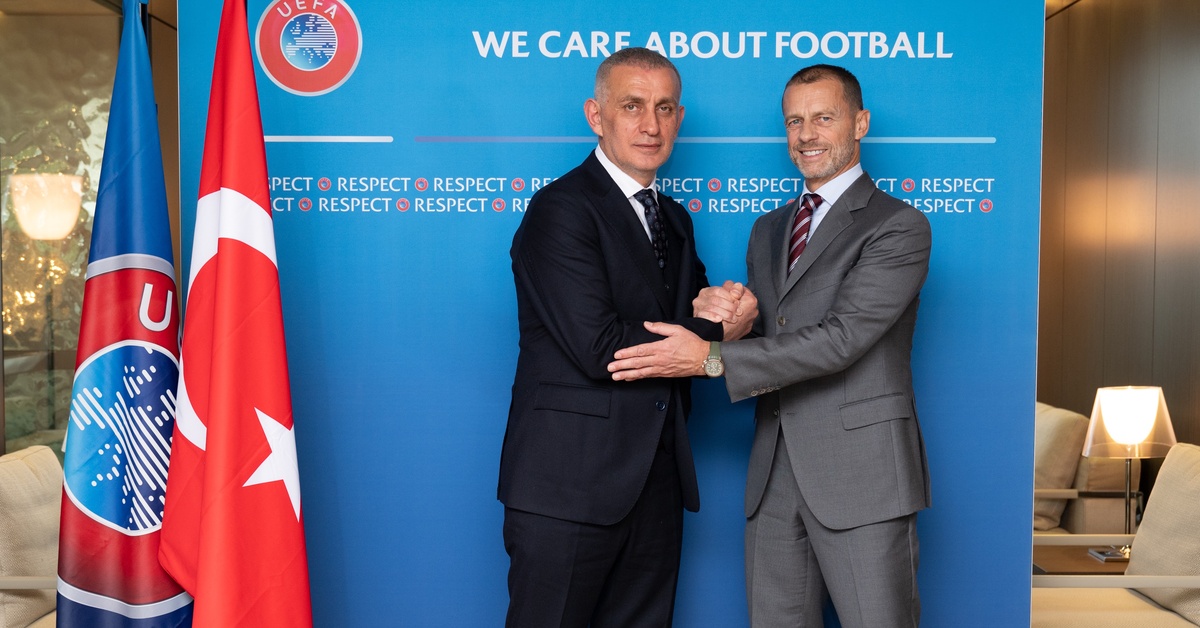 İbrahim Hacıosmanoğlu, Ceferin ile buluştu!