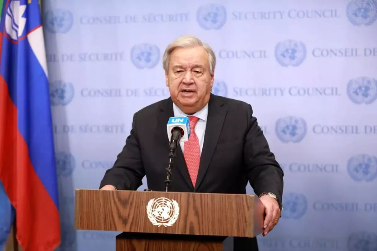 BM Genel Sekreteri Guterres’ten Gazze Açıklaması